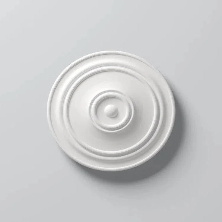 JULIA (R15) ARSTYL Ceiling Rose on white background  | DecorMania UK